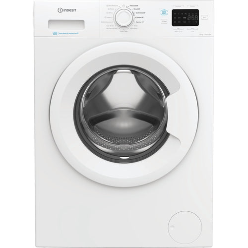 Indesit IP 1046 PUSH&GO UK - White 10KG Washing Machine - 1400 RPM - A Energy