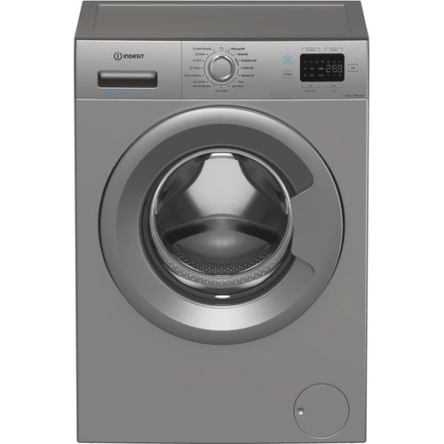 Indesit IP 1046S PUSH&GO UK - Silver 10KG Washing Machine - 1400 RPM - A energy