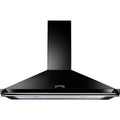Rangemaster Classic CLAHDC110BC - Black/Chrome 110cm Chimney Cooker Hood - 460 m³/h - D Energy