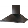 Rangemaster LEIHDC110BB - Black/Brass 110cm Chimney Cooker Hood - 460 m³/h - D Energy
