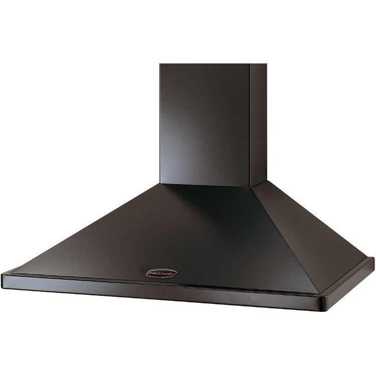 Rangemaster LEIHDC110BB - Black/Brass 110cm Chimney Cooker Hood - 460 m³/h - D Energy