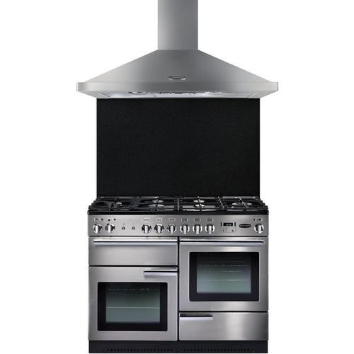 Rangemaster LEIHDC110SC - Stainless Steel 110cm Chimney Extractor - 460m³/h - D Energy