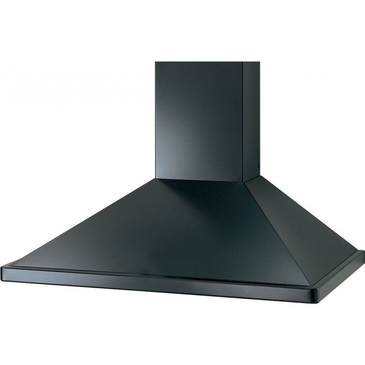 Rangemaster UNBHDC110BL - Black 110cm Chimney Cooker Hood - D Energy Rating