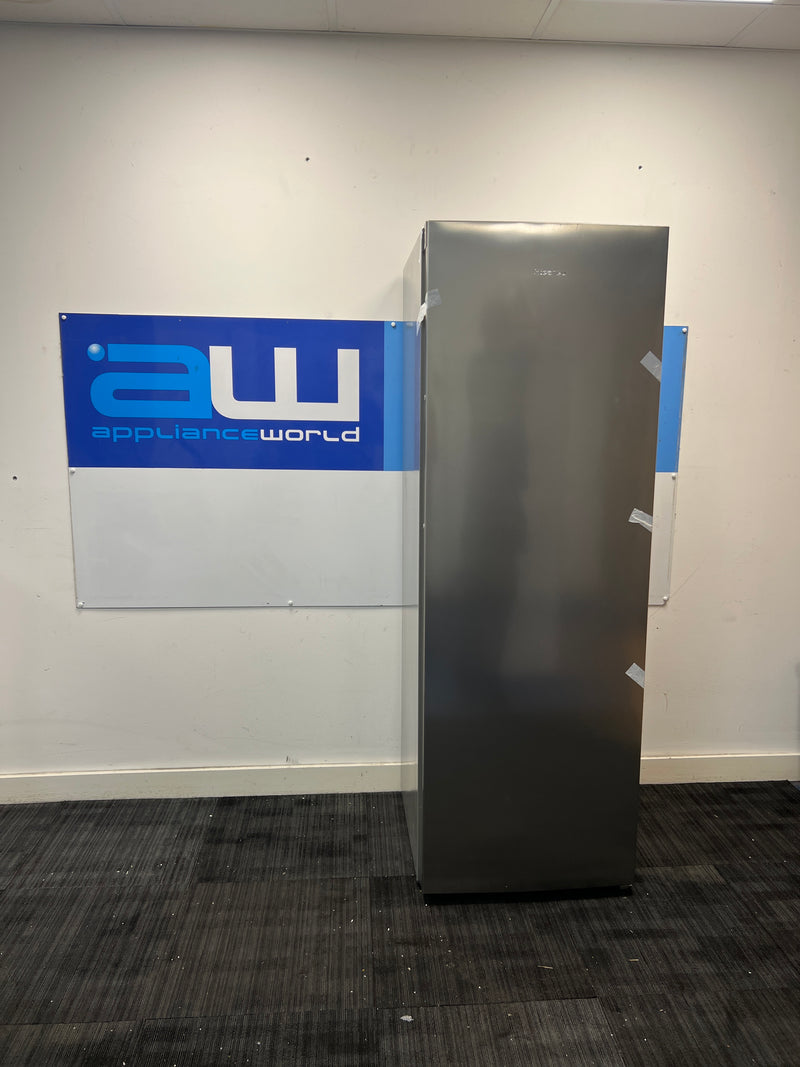 Hisense RL423N4AC11 - Stainless Steel Tall Larder Fridge - 320 Litres - A+ Energy - Unboxed