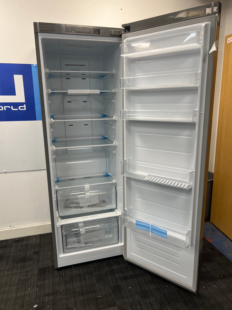 Hisense RL423N4AC11 - Stainless Steel Tall Larder Fridge - 320 Litres - A+ Energy - Unboxed