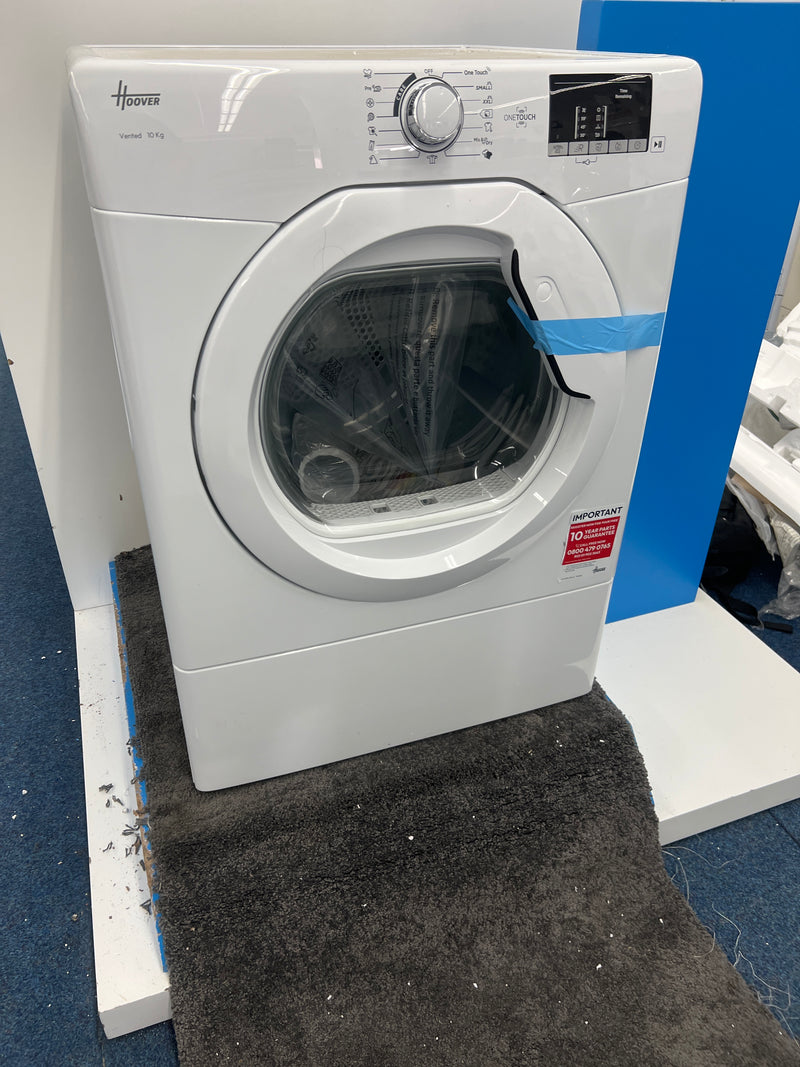 Hoover HLE V10DG - White 10KG Vented Dryer - C energy - Unboxed