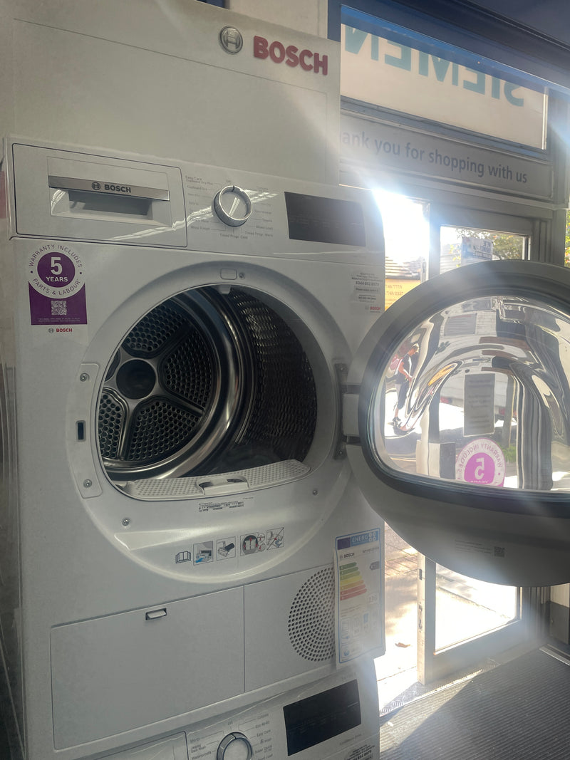 Bosch Series 4 WTH85223GB - White 8KG Heat Pump Condenser Dryer - A++ energy - Display