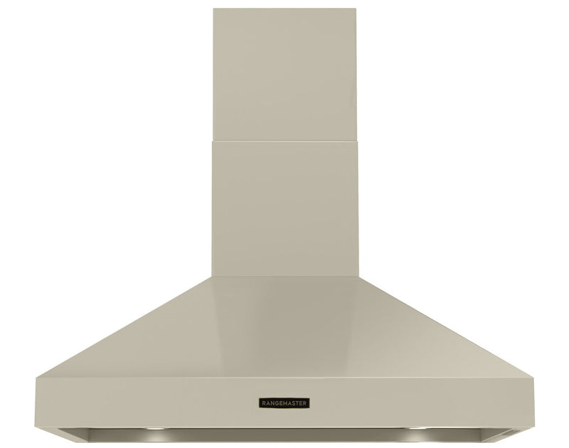 Rangemaster RDLXHD100PPCR/AB1 100 Deluxe Cooker Hood – Pale Cream / Antique Brass