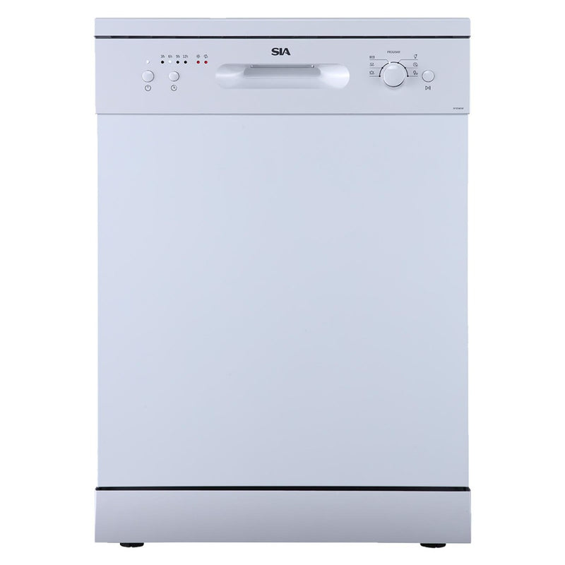 sia SFSD60W - White Freestanding Dishwasher - E energy