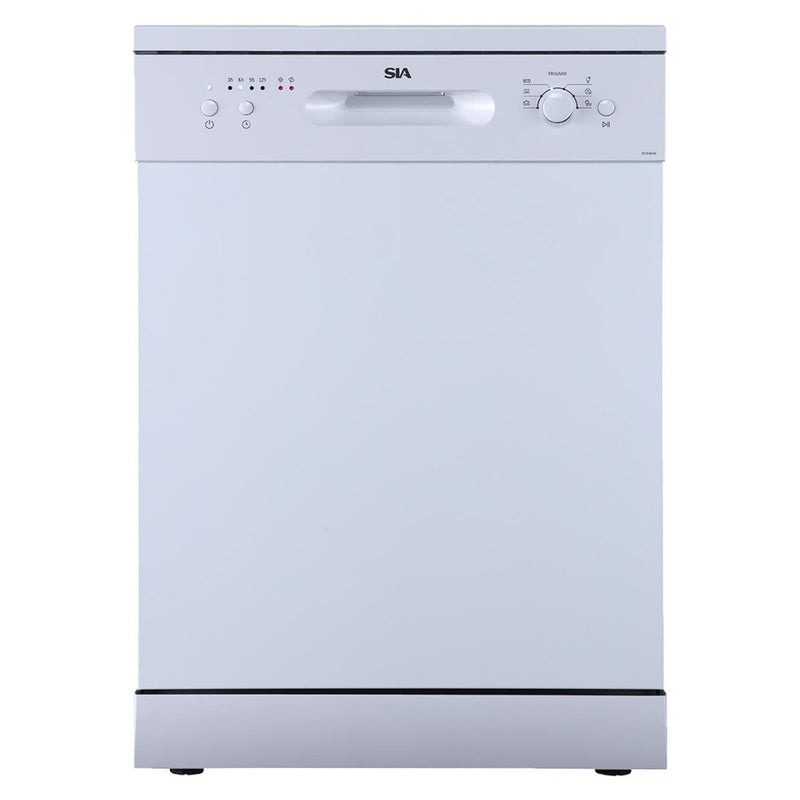 sia SFSD60W - White Freestanding Dishwasher - E energy - Display