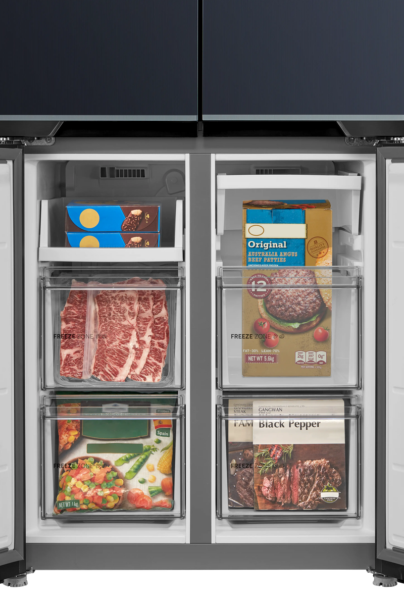 Midea MDRM587BIE70 - Inox American Fridge Freezer - 426L - E Energy