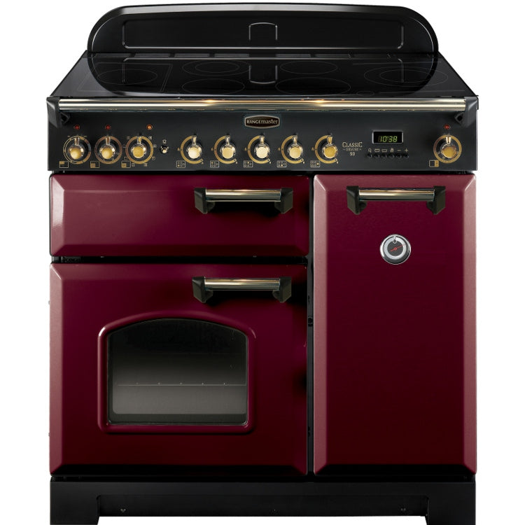 Rangemaster CDL90EICY/B - Cranberry 90cm Range Cooker - Induction Hob - A/A Energy