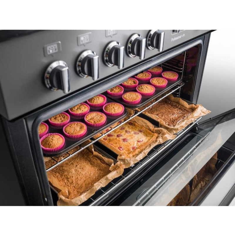 Rangemaster PROP90FXDFFCR/C - Cream/Chrome Range Cooker - 114L - A Rated