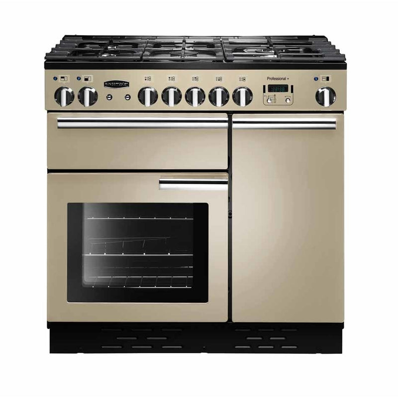Rangemaster Professional Plus PROP90DFFCR/C - Cream/Chrome Range Cooker - 140L - A Rated