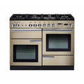 Rangemaster Professional Plus PROP110DFFCR/C - Cream/Chrome Dual Fuel Range Cooker - 153L - A Rated