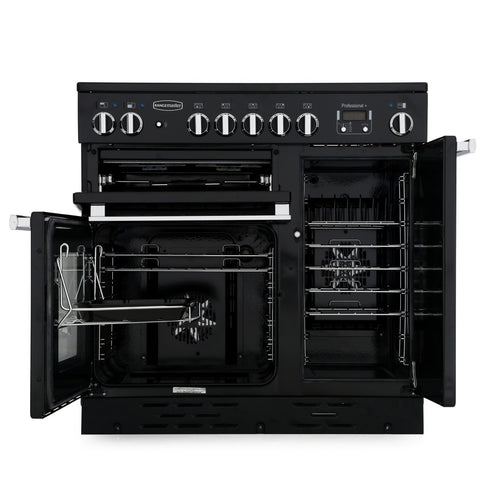 Rangemaster Professional Plus PROP90EICR/C - Cream/Chrome 90cm Range Cooker - Induction - A Rated