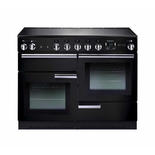 Rangemaster Professional Plus PROP110EIGB/C - Black/Chrome Range Cooker - 110cm Induction - A Rated