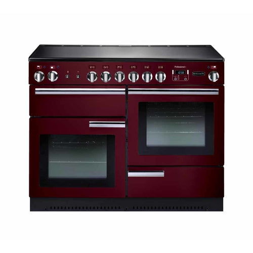 Rangemaster Professional Plus PROP110ECCY/C - Red Ceramic Range Cooker - 153L - A Energy Rated
