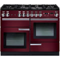 Rangemaster PROP110NGFCY/C - Cranberry/Chrome 110cm Gas Range Cooker - 122L - A Rated