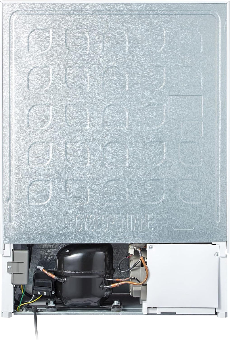 Teknix BITHUR4 - White Under Counter Fridge - 138L with Ice Box - E Energy Rating