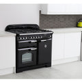 Rangemaster CDL100DFFBL/C - Black Dual Fuel Range Cooker - 155L - A Energy Rated