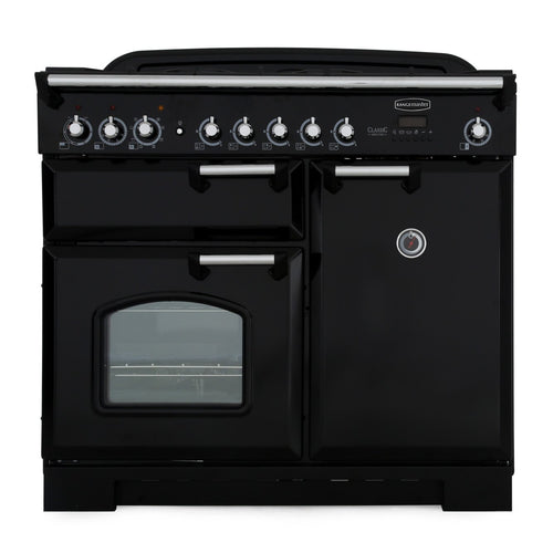 Rangemaster CDL100DFFBL/C - Black Dual Fuel Range Cooker - 155L - A Energy Rated