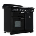 Rangemaster CDL100DFFBL/C - Black Range Cooker - 155L Dual Fuel - A Rated