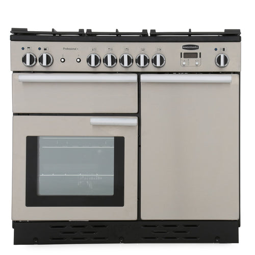 Rangemaster PROP100DFFSS/C - Stainless Steel/Chrome Range Cooker - Dual Fuel 155L - A Rated
