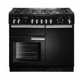 Rangemaster Professional Plus PROP100DFFGB/C - Black 100cm Range Cooker - Dual Fuel - A Rated