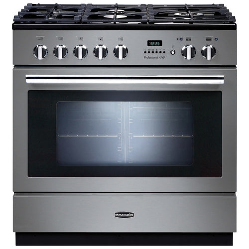Rangemaster Professional Plus FXP PROP90FXPDFFSS/C - Stainless Steel/Chrome 90cm Range Cooker - A Rated