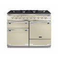 Rangemaster Elise ELS110DFFCR - Cream/Brushed Chrome Dual Fuel Range Cooker - 146L - A Rated