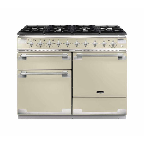 Rangemaster Elise ELS110DFFCR - Cream/Brushed Chrome Dual Fuel Range Cooker - 146L - A Rated