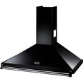 Rangemaster Classic CLAHDC100BC - Black/Chrome Chimney Cooker Hood - 100cm - D Energy