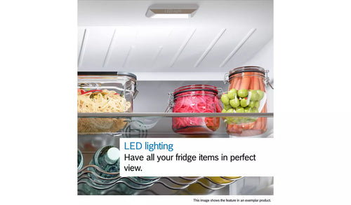 Bosch Series 4 GSN36VWDGG - White Freestanding Frost Free Freezer - D energy