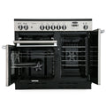 Rangemaster PROP100EIGB/C - Black / Chrome 100cm Range Cooker - Induction - 155L Capacity - A Energy Rating