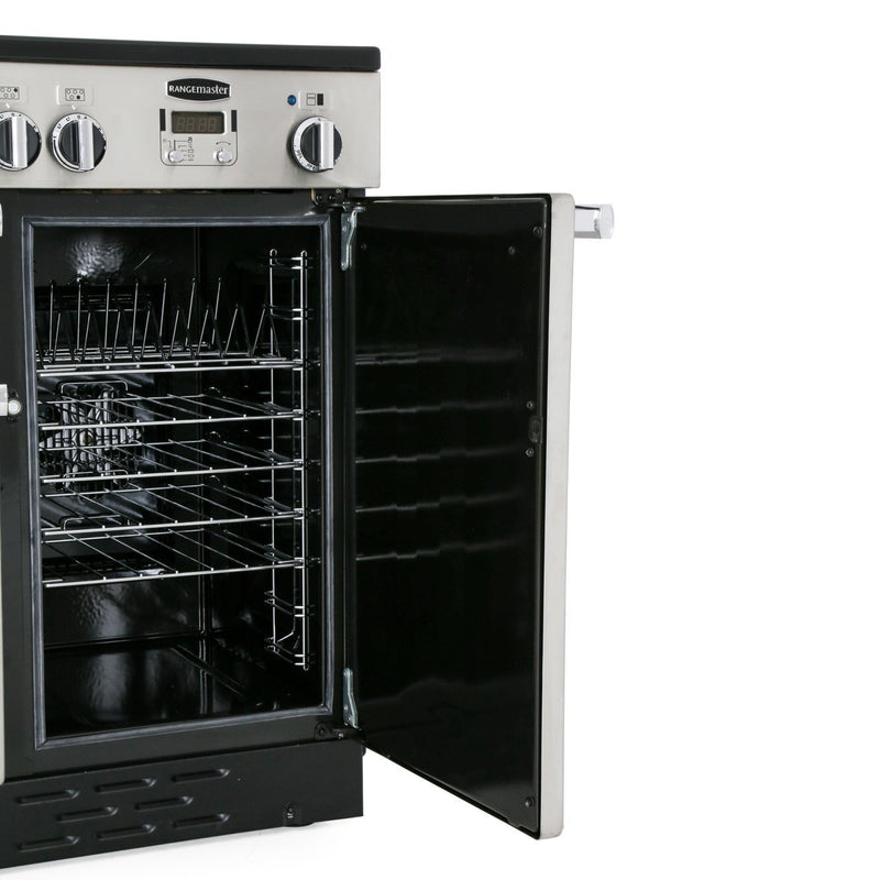 Rangemaster PROP100EIGB/C - Black / Chrome 100cm Range Cooker - Induction - 155L Capacity - A Energy Rating