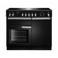 Rangemaster PROP100EIGB/C - Black / Chrome 100cm Range Cooker - Induction - 155L Capacity - A Energy Rating