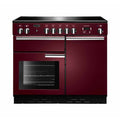 Rangemaster Professional Plus PROP100EICY/C - Cranberry/Chrome 100cm Range Cooker - Induction - A Rated