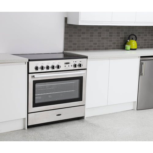 Rangemaster Professional Plus FX PROP90FXEISS/C - Stainless Steel 90cm Range Cooker - Induction - A Rated
