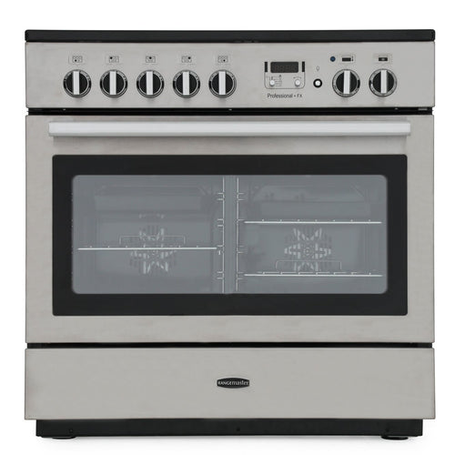 Rangemaster Professional Plus FX PROP90FXEISS/C - Stainless Steel 90cm Range Cooker - Induction - A Rated
