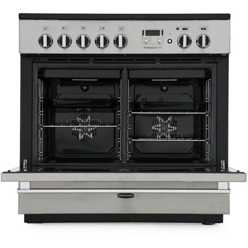 Rangemaster Professional Plus FX PROP90FXEICR/C - Cream/Chrome Induction Range Cooker - 90cm - A Rated