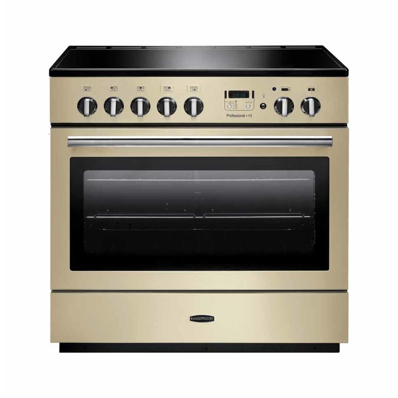 Rangemaster Professional Plus FX PROP90FXEICR/C - Cream/Chrome Induction Range Cooker - 90cm - A Rated