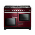 Rangemaster PDL110DFFCY/C - Cranberry/Chrome 110cm Range Cooker - Dual Fuel - A Rated