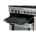 Rangemaster PDL100DFFSS/C - Stainless Steel/Chrome Dual Fuel Range Cooker - 155L Capacity - A Energy Rating
