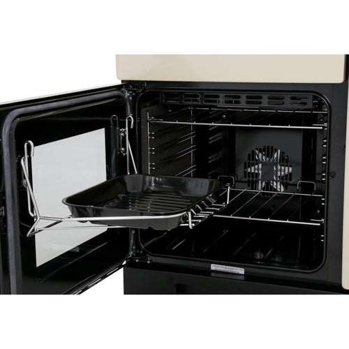 Rangemaster PDL100DFFCR/C - Cream/Chrome Range Cooker - 155L Total Capacity - A Rated