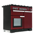 Rangemaster PDL100DFFCY/C - Cranberry Red Dual Fuel Range Cooker - 150L - A Rated