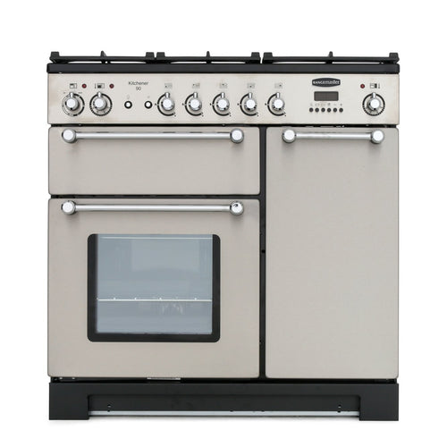 Rangemaster KCH90DFFSS/C - Stainless Steel Dual Fuel Range Cooker - 90cm - A Rated
