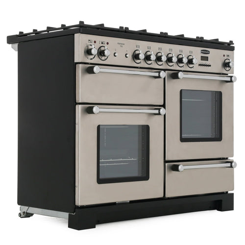Rangemaster KCH110DFFSS/C - Stainless Steel 110cm Range Cooker - Dual Fuel - A Rated