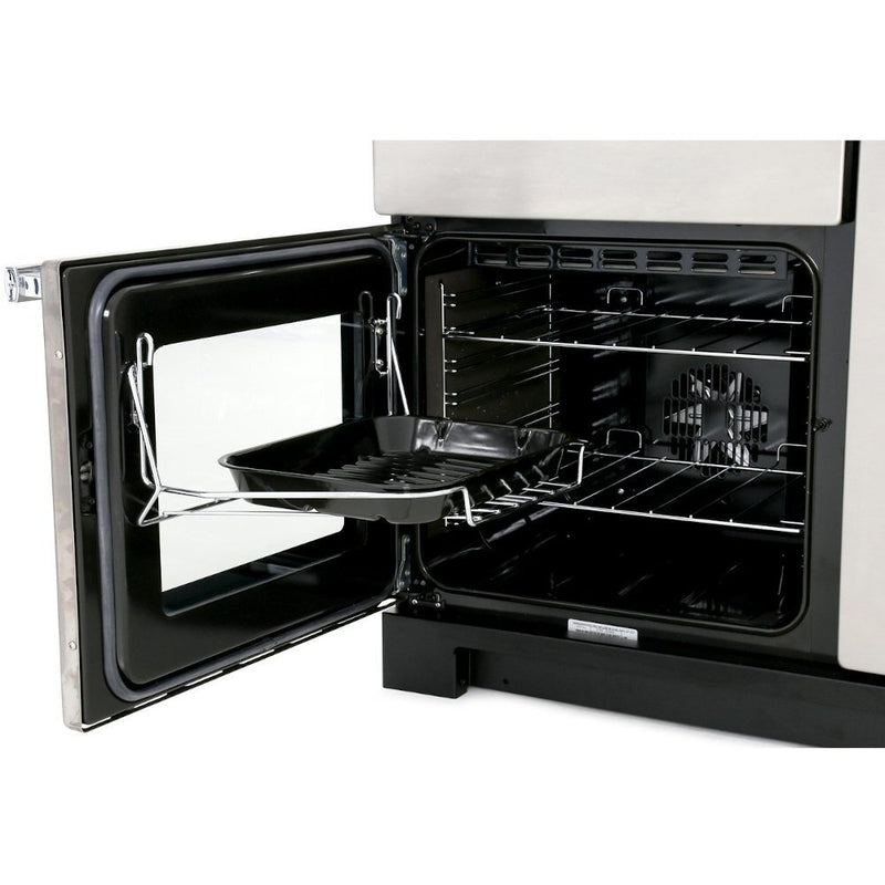 Rangemaster PDL90DFFWH/C - White/Chrome Range Cooker - Dual Fuel 90cm - A Rated