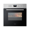 Midea MBO65M90D2-X - Stainless Steel 70L Built In Oven - Rotary Dials - A Energy Rating - Display